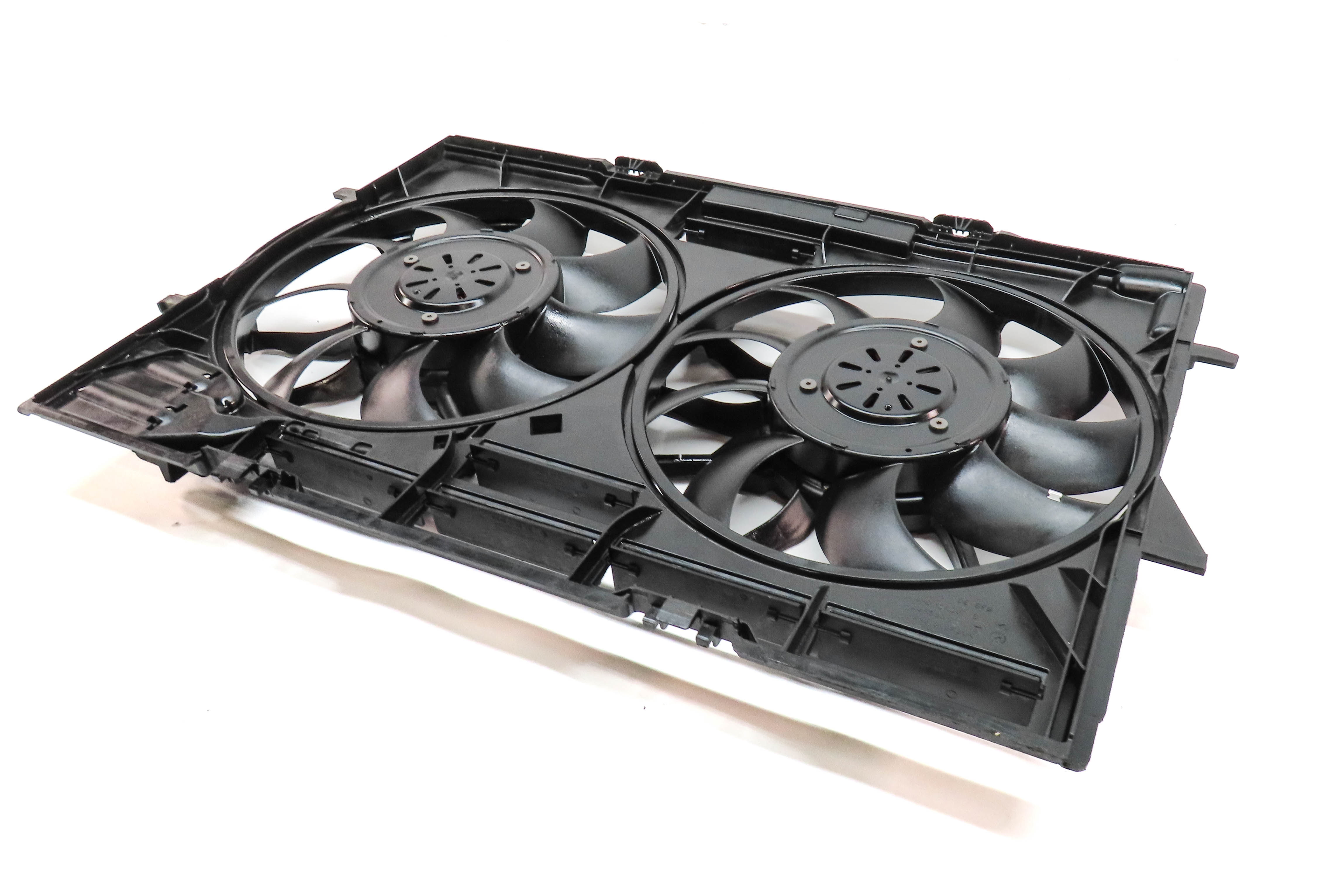 12-18 AUDI A6 A7 (C7) 3.0L SUPERCHARGED ENGINE RADIATOR COOLING FAN w/ SHROUD — exact item pictured